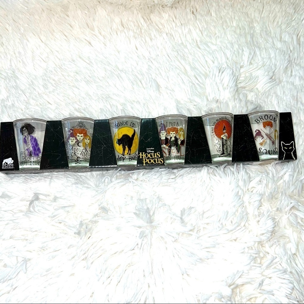 HOCUS Pocus Disney Halloween Shot Glasses 6 Count